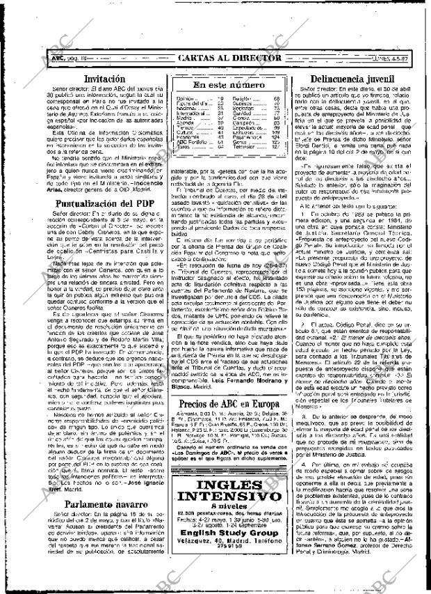 ABC MADRID 04-05-1987 página 18