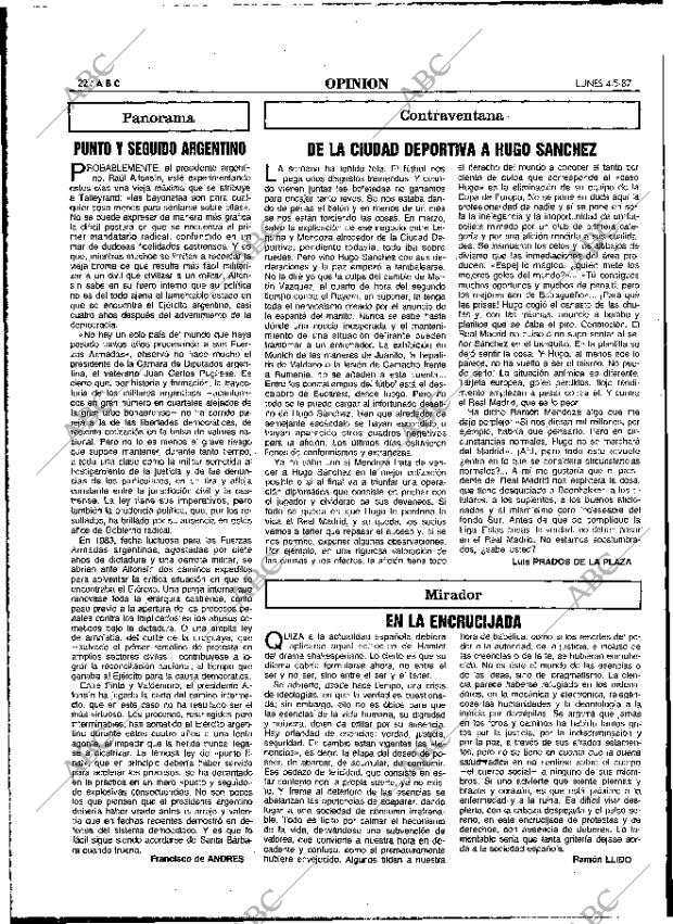 ABC MADRID 04-05-1987 página 22