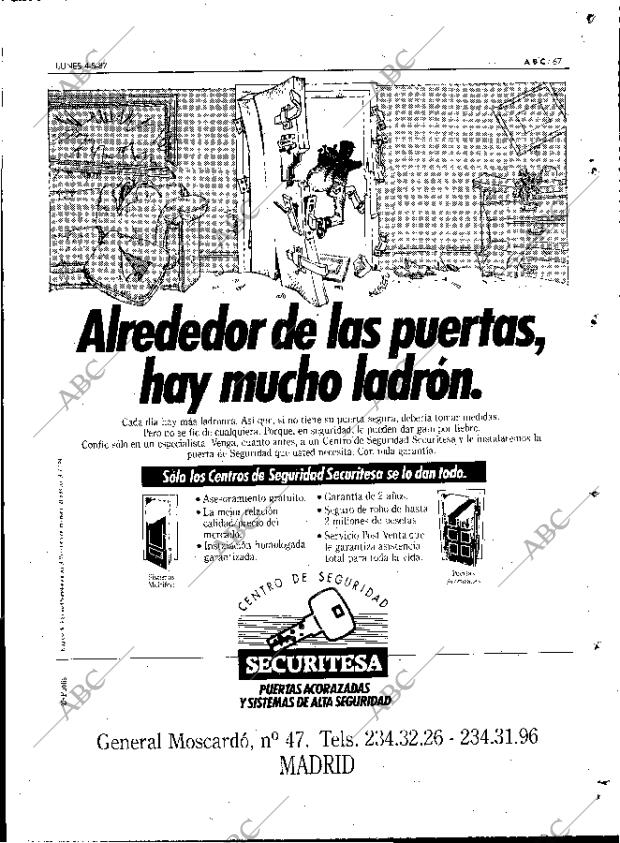 ABC MADRID 04-05-1987 página 67