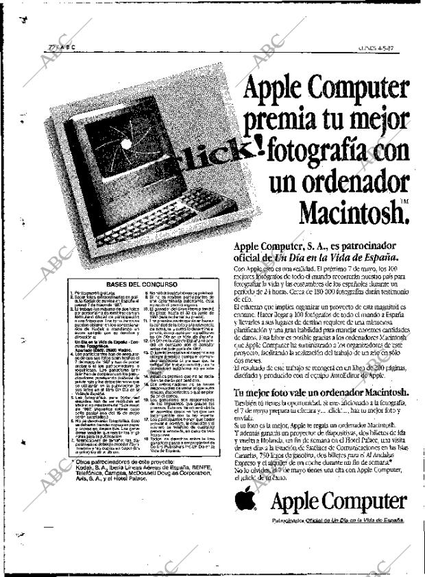 ABC MADRID 04-05-1987 página 72