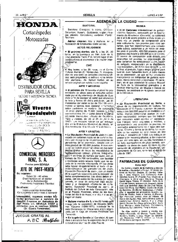 ABC SEVILLA 04-05-1987 página 32
