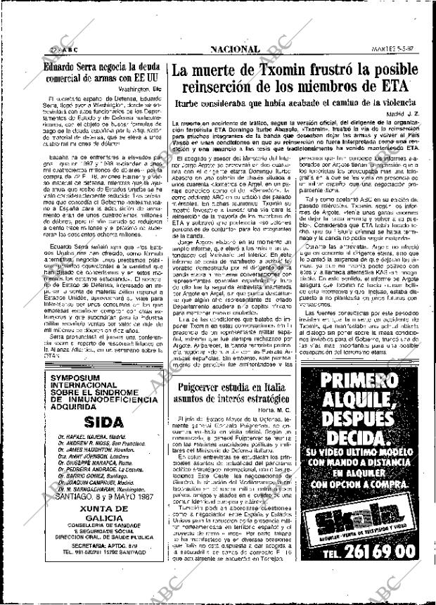 ABC MADRID 05-05-1987 página 22