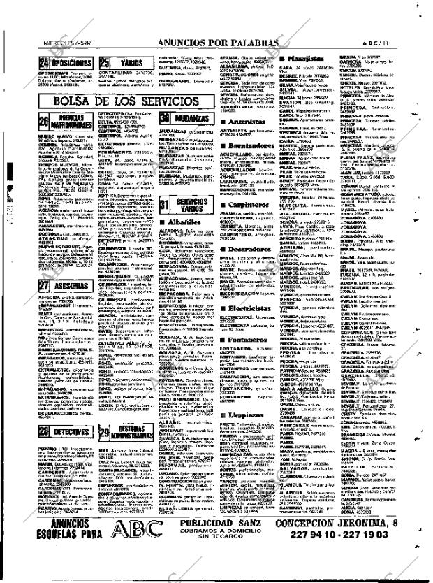 ABC MADRID 06-05-1987 página 111