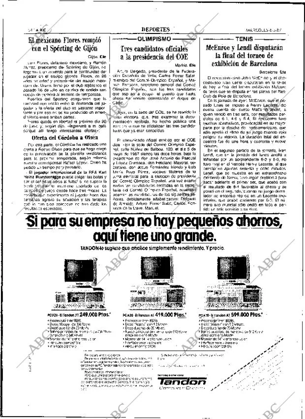 ABC SEVILLA 06-05-1987 página 54