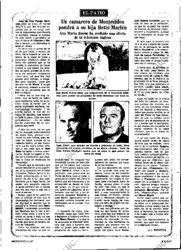 ABC SEVILLA 06-05-1987 página 67