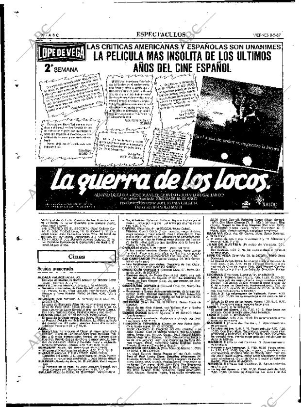 ABC MADRID 08-05-1987 página 92