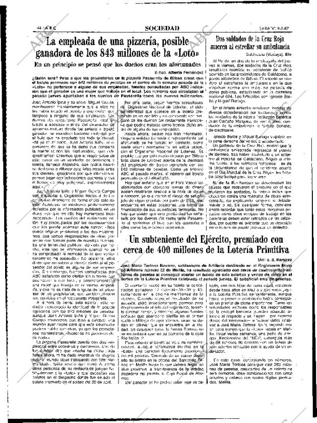 ABC MADRID 09-05-1987 página 44