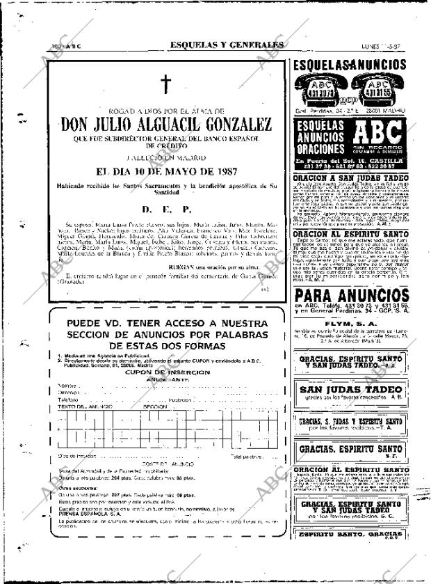 ABC MADRID 11-05-1987 página 100