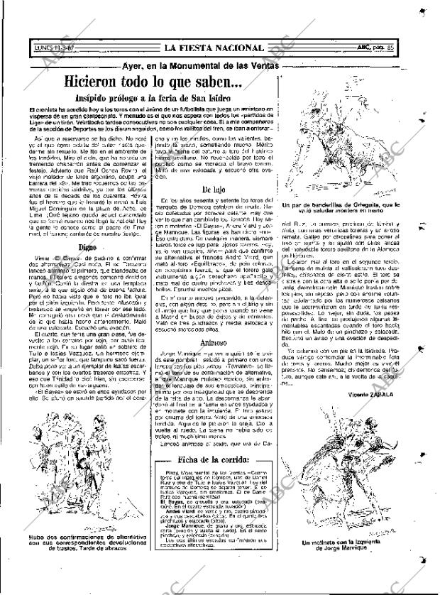 ABC MADRID 11-05-1987 página 85