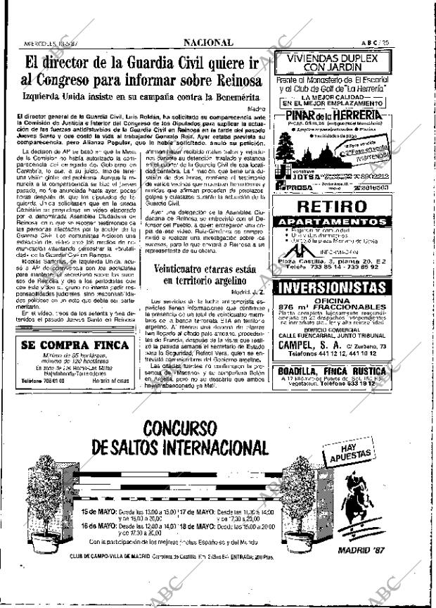 ABC MADRID 13-05-1987 página 25