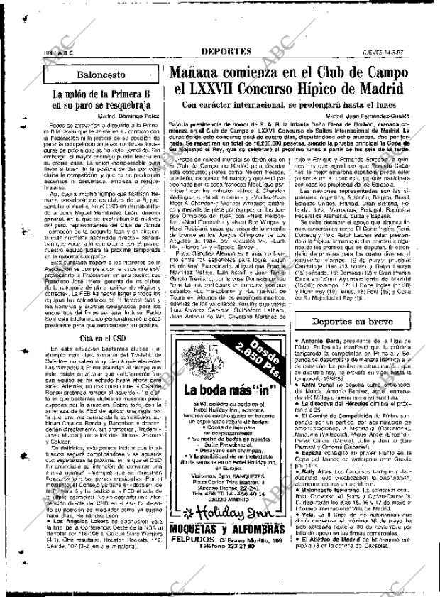 ABC MADRID 14-05-1987 página 104