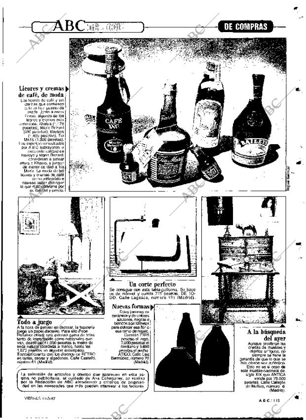 ABC MADRID 15-05-1987 página 115