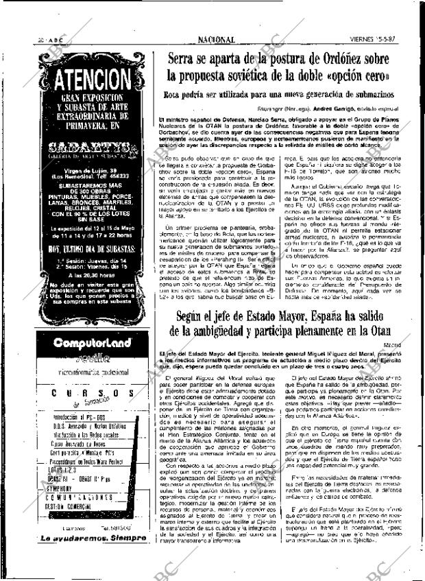 ABC SEVILLA 15-05-1987 página 20