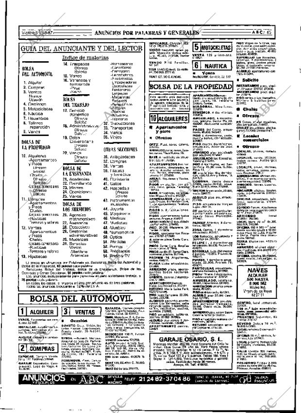 ABC SEVILLA 15-05-1987 página 65