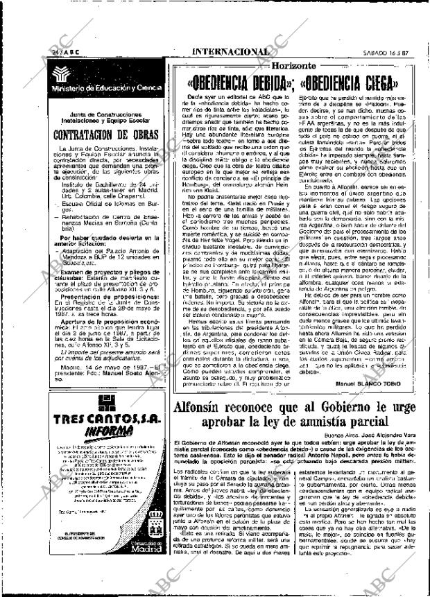 ABC MADRID 16-05-1987 página 24