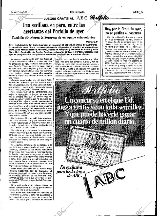 ABC SEVILLA 16-05-1987 página 59