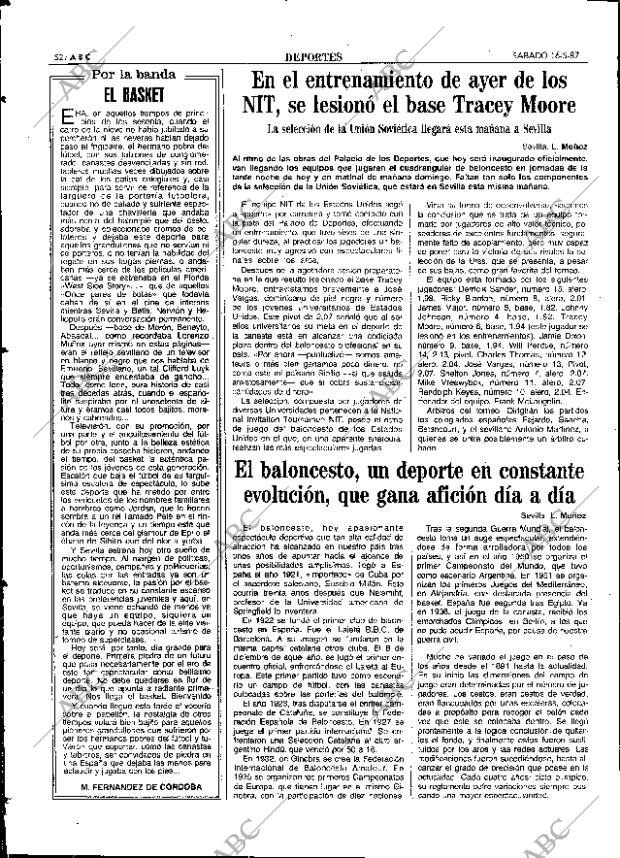 ABC SEVILLA 16-05-1987 página 64