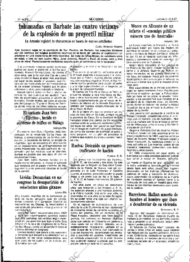ABC SEVILLA 16-05-1987 página 70