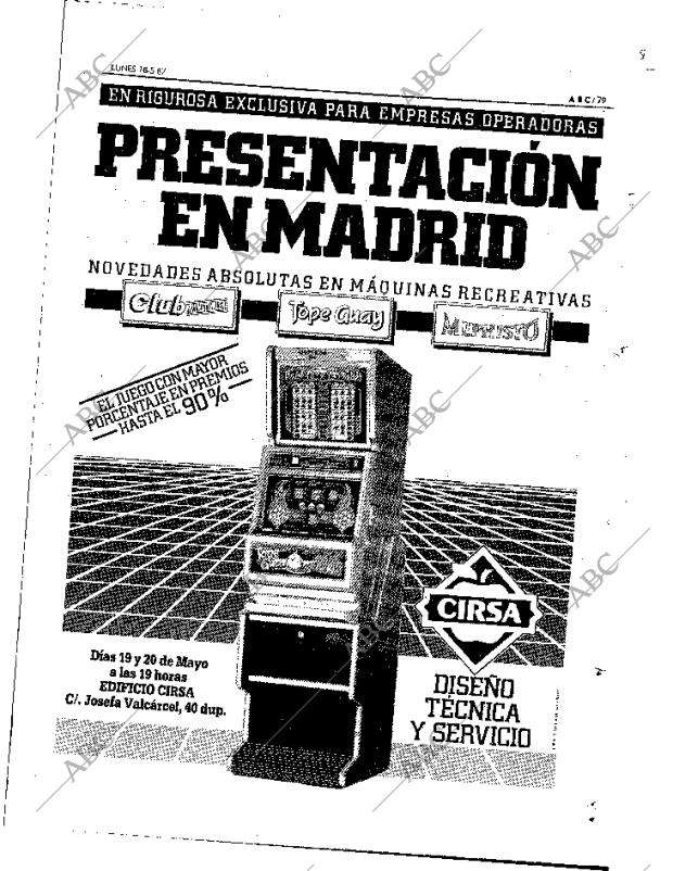 ABC MADRID 18-05-1987 página 79