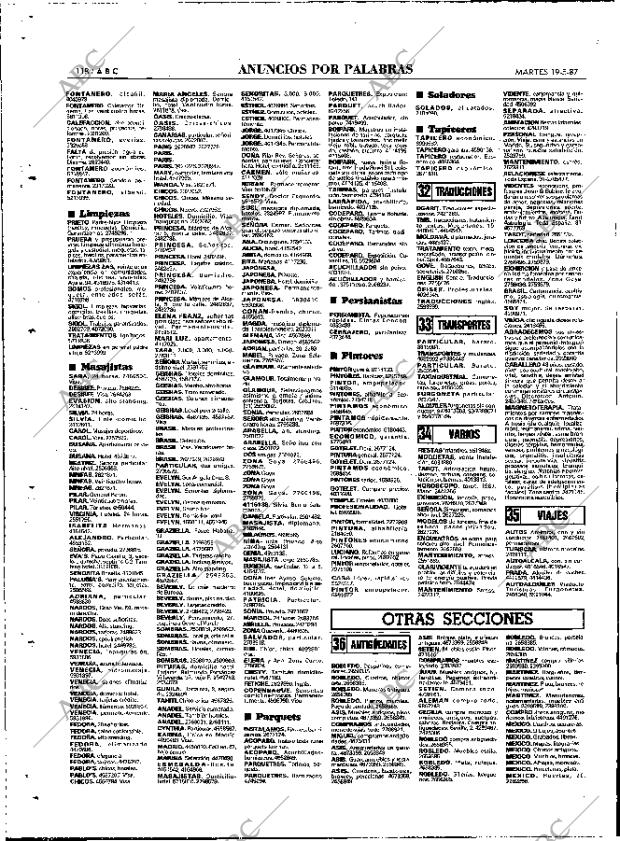 ABC MADRID 19-05-1987 página 118