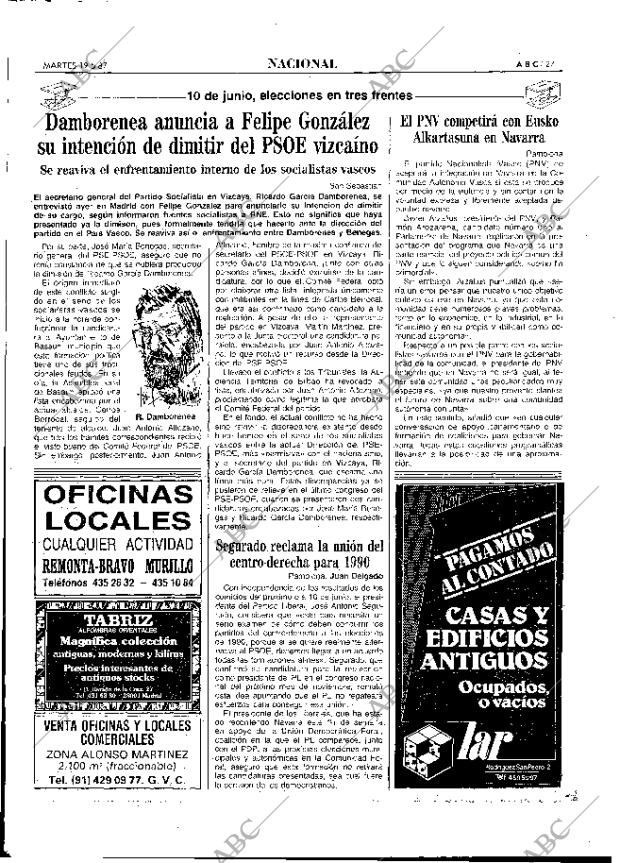 ABC MADRID 19-05-1987 página 27