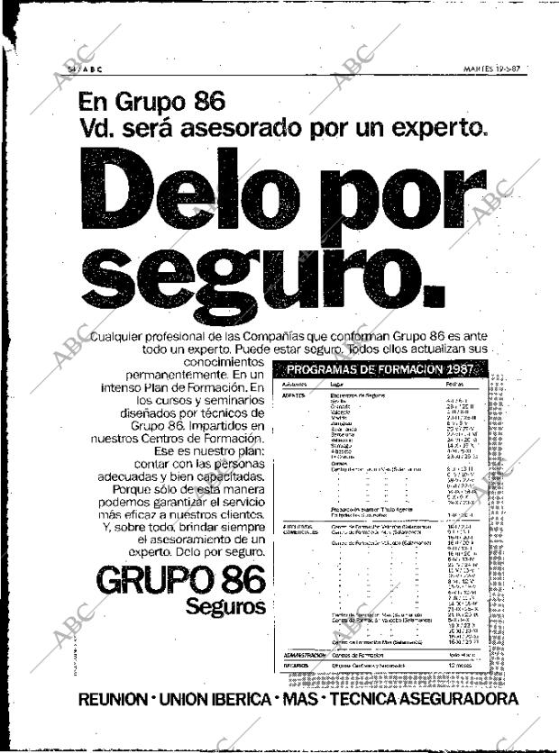 ABC MADRID 19-05-1987 página 54