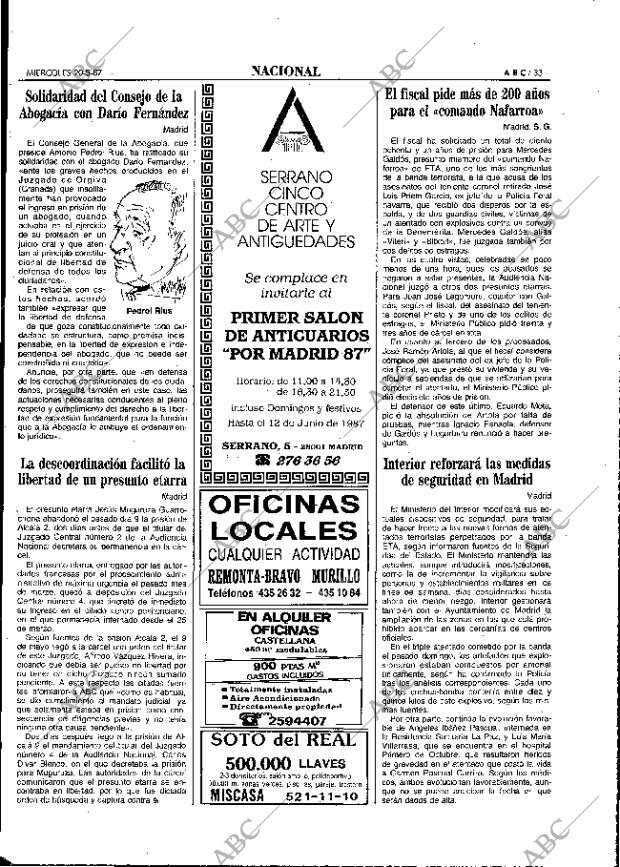 ABC MADRID 20-05-1987 página 33