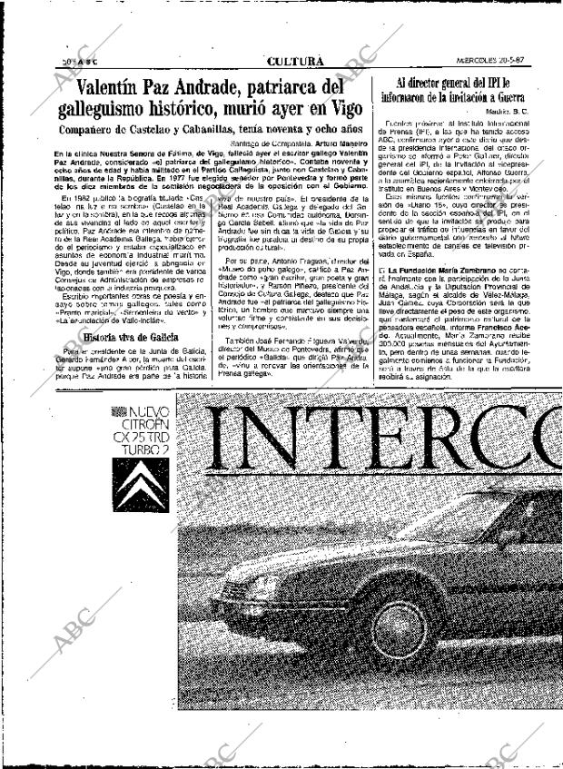 ABC MADRID 20-05-1987 página 50