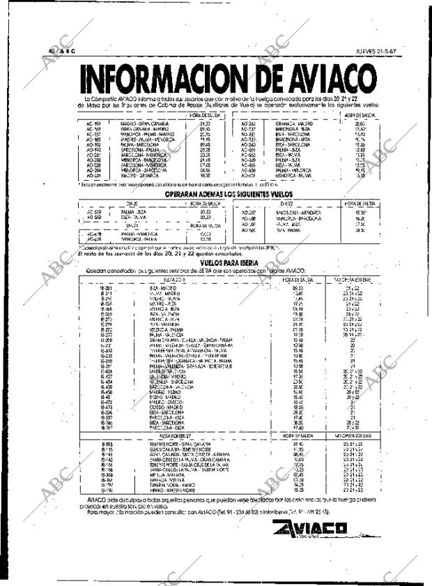 ABC MADRID 21-05-1987 página 40