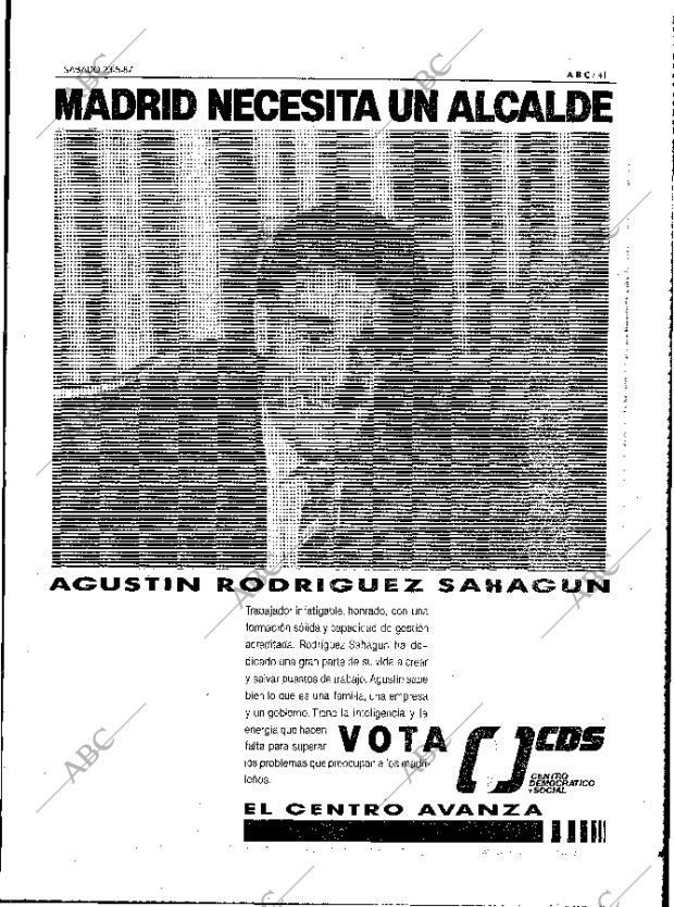 ABC MADRID 23-05-1987 página 41