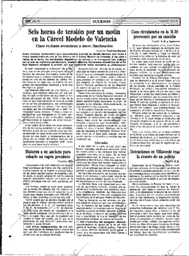 ABC MADRID 23-05-1987 página 84