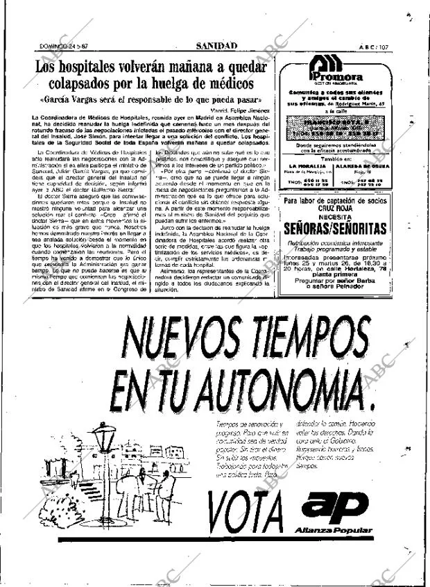 ABC MADRID 24-05-1987 página 107