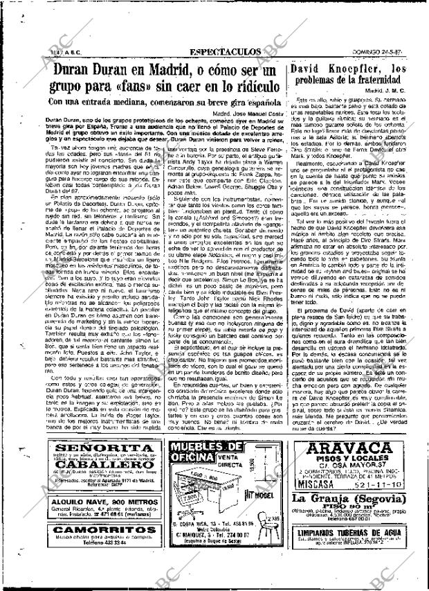 ABC MADRID 24-05-1987 página 114