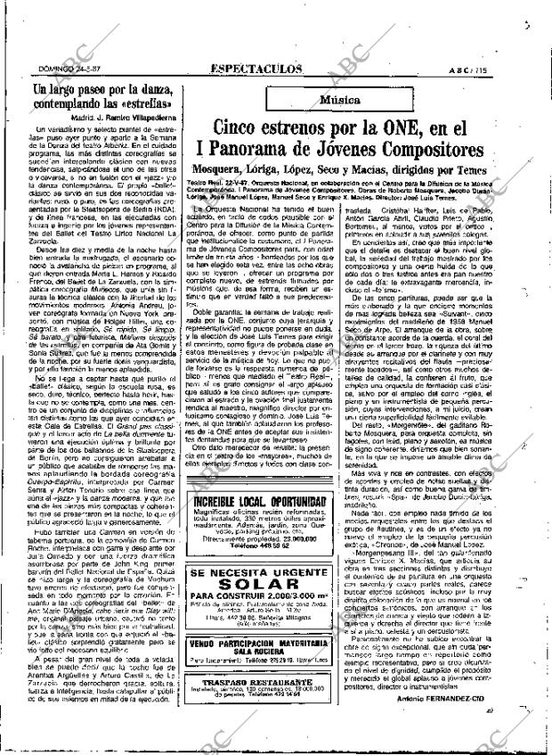 ABC MADRID 24-05-1987 página 115