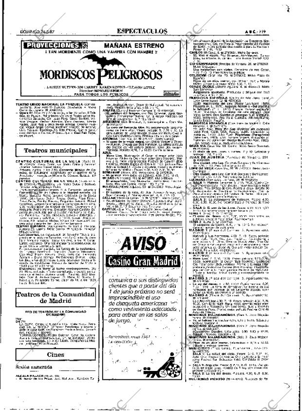 ABC MADRID 24-05-1987 página 119