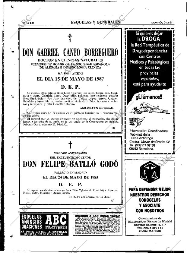 ABC MADRID 24-05-1987 página 126