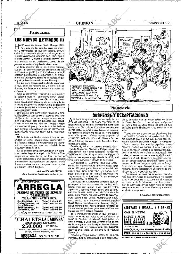 ABC MADRID 24-05-1987 página 38