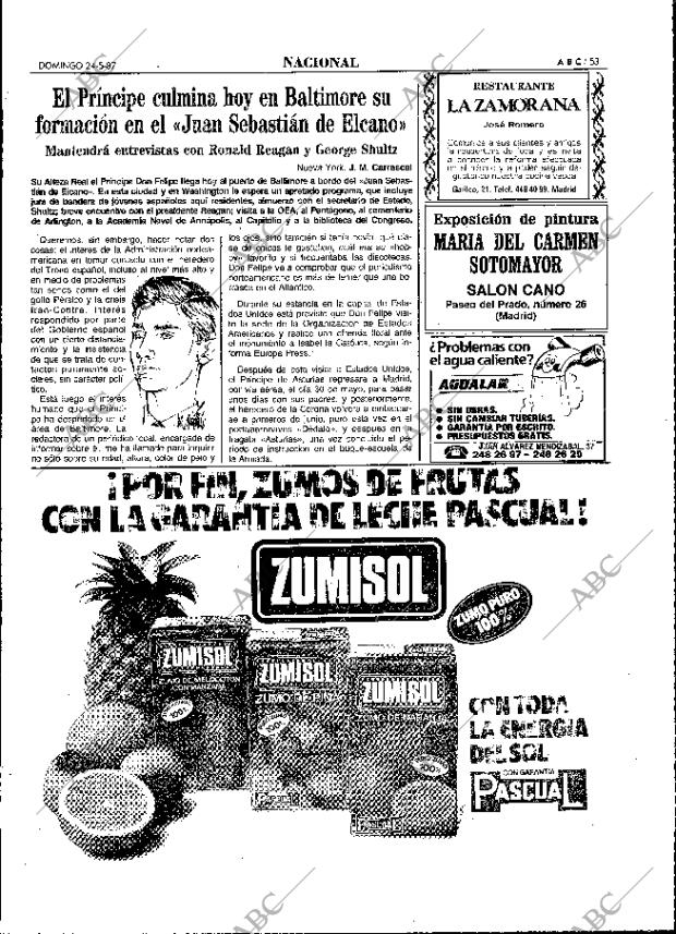 ABC MADRID 24-05-1987 página 53