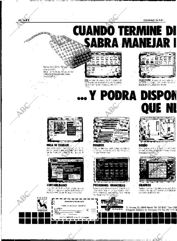 ABC MADRID 24-05-1987 página 62