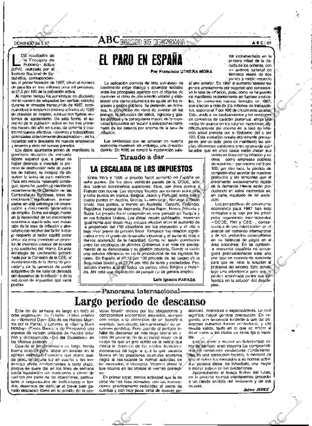 ABC MADRID 24-05-1987 página 89