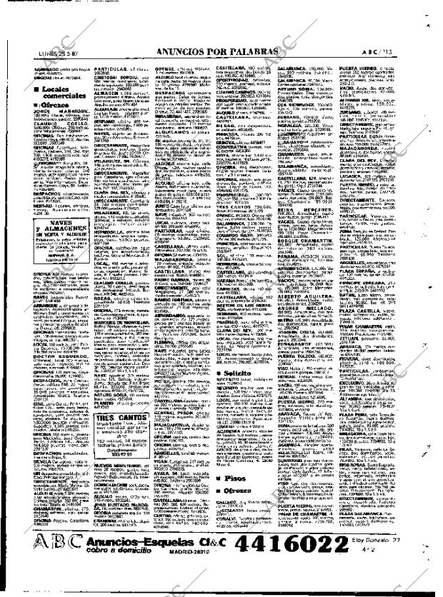 ABC MADRID 25-05-1987 página 113