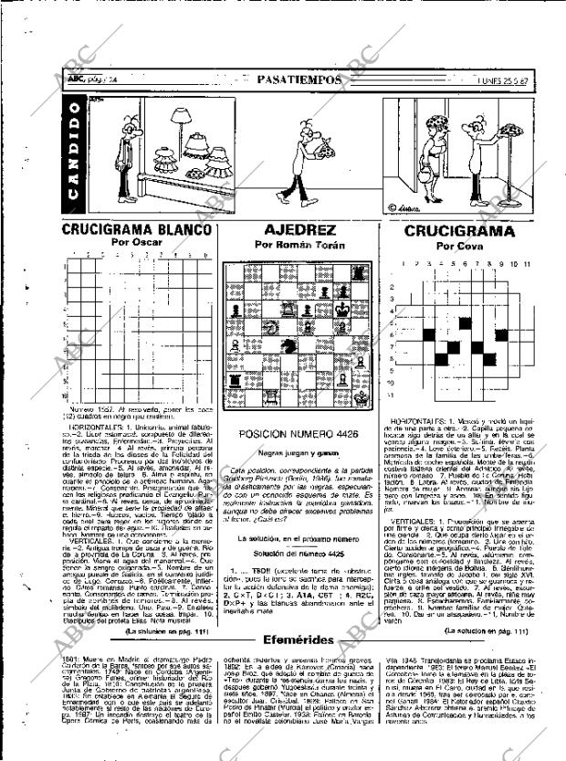 ABC MADRID 25-05-1987 página 124