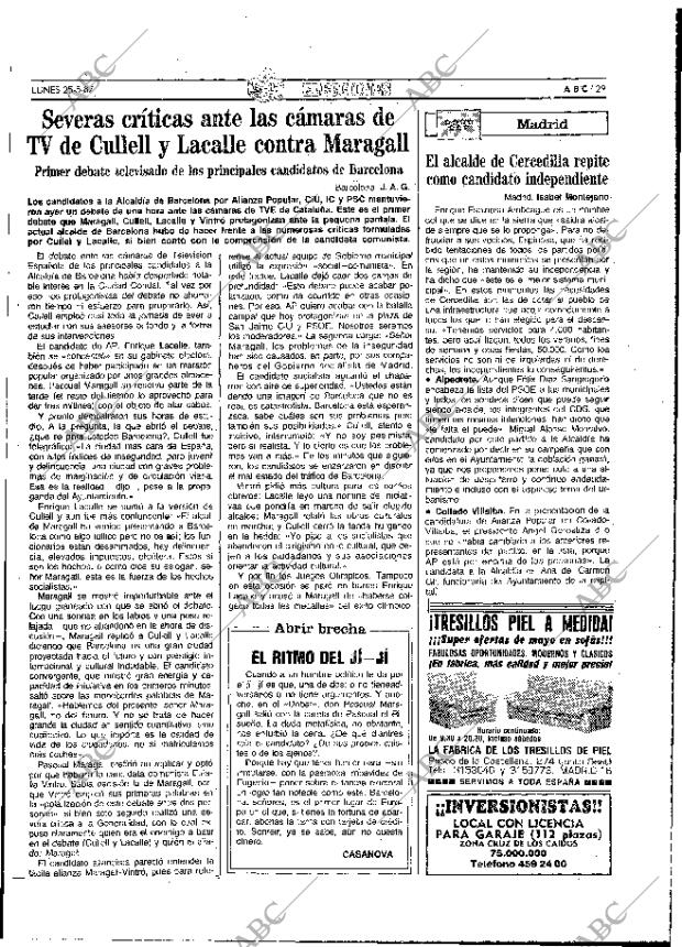 ABC MADRID 25-05-1987 página 29