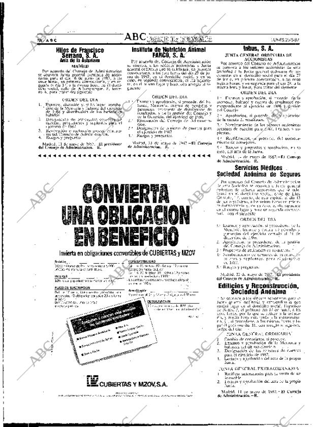 ABC MADRID 25-05-1987 página 58