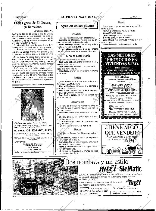 ABC MADRID 25-05-1987 página 71