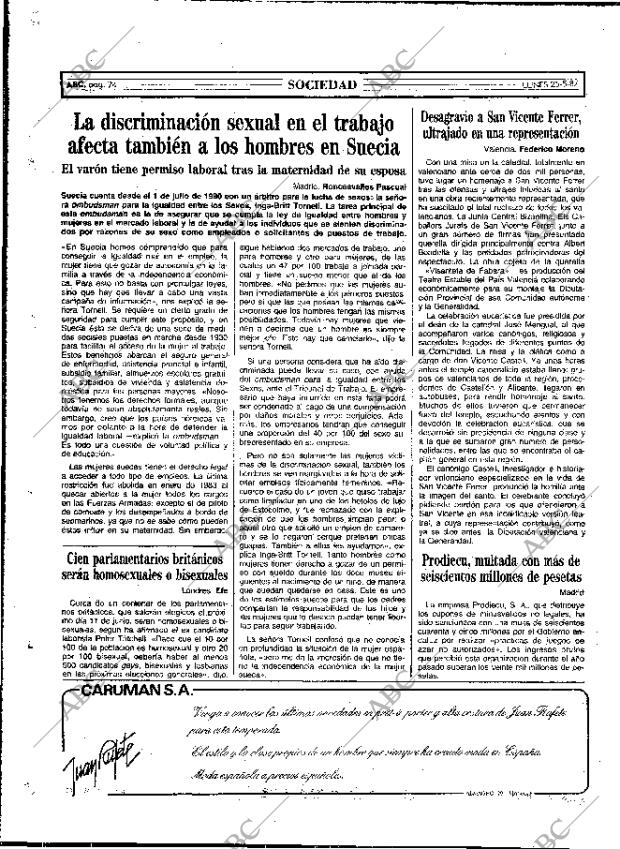 ABC MADRID 25-05-1987 página 74