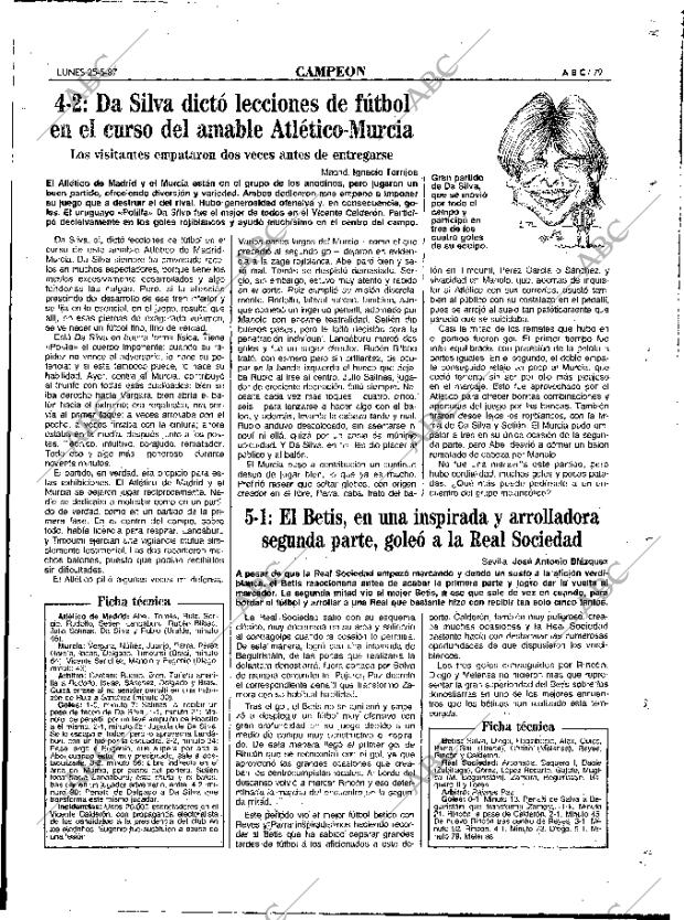 ABC MADRID 25-05-1987 página 79