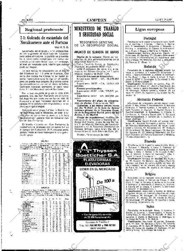 ABC MADRID 25-05-1987 página 84