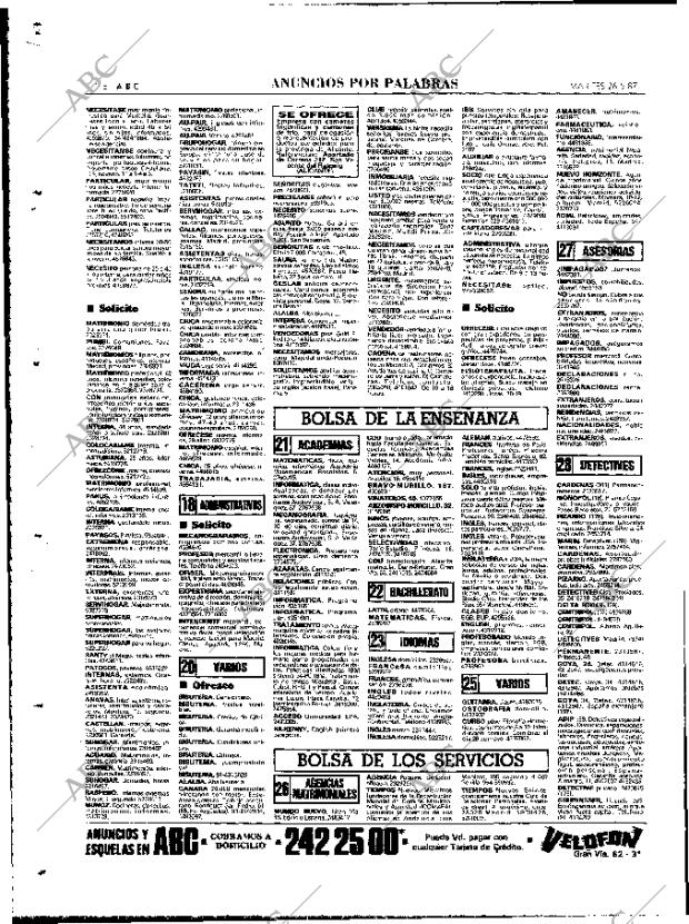 ABC MADRID 26-05-1987 página 118