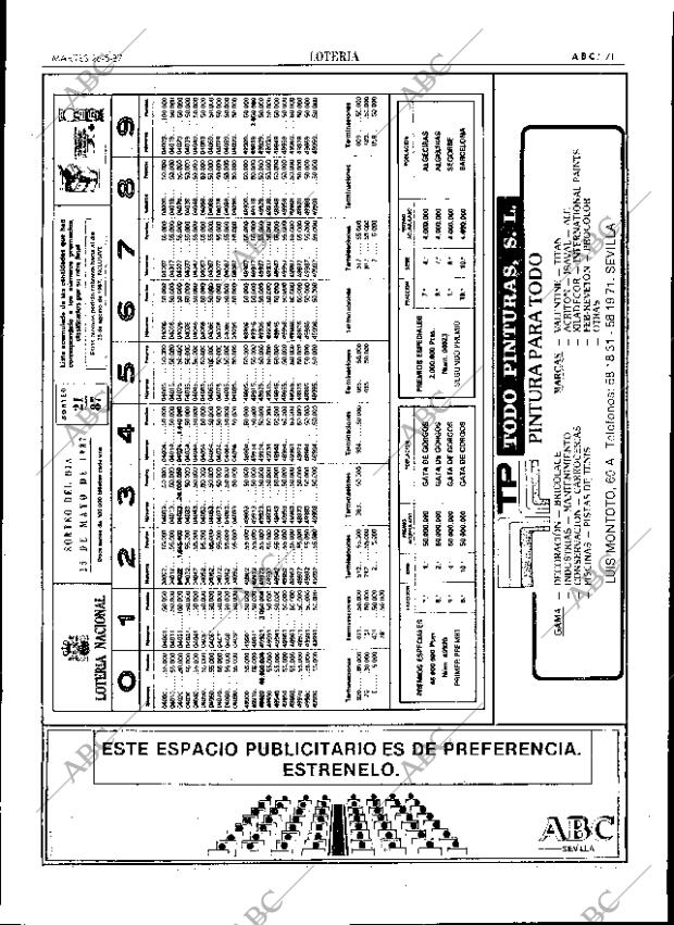 ABC SEVILLA 26-05-1987 página 71